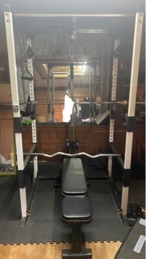 バラ売り不可　パワーラック　ホームジムセット　筋トレ