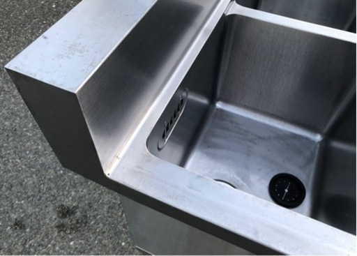⭐︎中古品　2槽シンク　900×450×790mm  厨房用品⭐︎