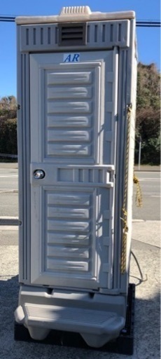 ⭐︎中古品 仮設トイレ 860×1570×2550 トイレ ポンプ式 簡易水栓式  ⭐︎