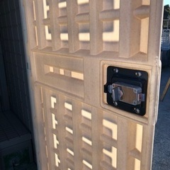 ⭐︎中古品 仮設トイレ 860×1570×2550 トイレ ポンプ式 簡易水栓式  ⭐︎の画像