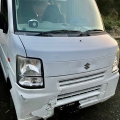 エブリィワゴン　PA  マニュアル　事故車