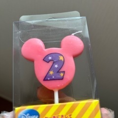 ディズニー　ナンバー　キャンドルの画像