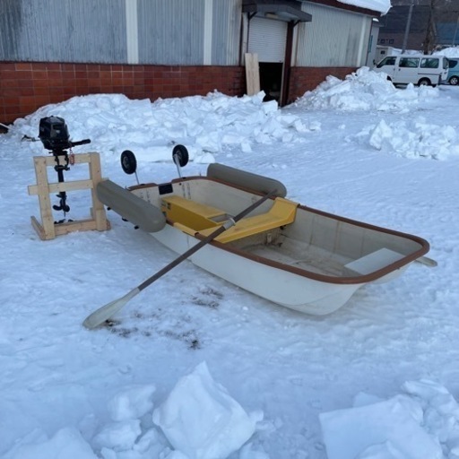 2馬力 2分割 FRPボート　トーハツ船外機　セット