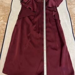 シップス　パーティドレス　ボルドーの画像
