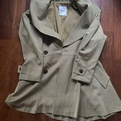 【無料】RIGELとSUNROSEの女性用コート（古着）お譲りします。の画像