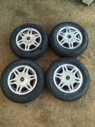 軽トラ 軽バン用 タイヤアルミホイールセット  ブリヂストン PIED