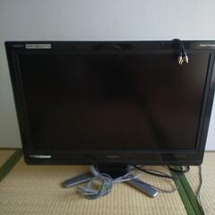 ジャンク　テレビ　DVDはみれます　小さなDVDつき