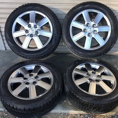 送料無料スタッドレス 205/55R16 トヨタ純正アルミ付き