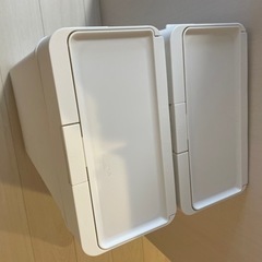 ゴミ箱2つ　スリムの画像