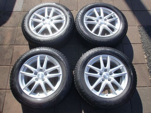 美品良品 2021年製 BS ECO FORME & 7.7~7.3mm山 BLIZZAK VRX2 225/60R17 レクサスLBXアルファードヴェルファイアクルーガーに