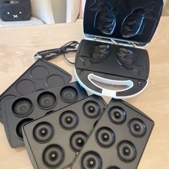 たい焼き、ドーナツメーカー1台3役