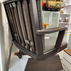 リサイクルショップどりーむ荒田店 No7488　回転式チェア♪　肘置き付き！の画像