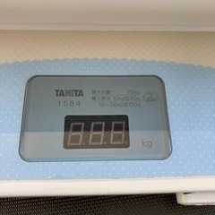 お値下げ※キャンセルにつき再募集TANITAベビースケールの画像