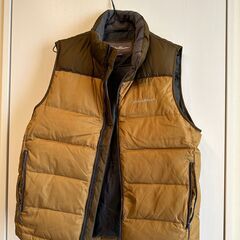 EDDIE BAUER ダウンベスト　Ｍ　　茶色  EB650