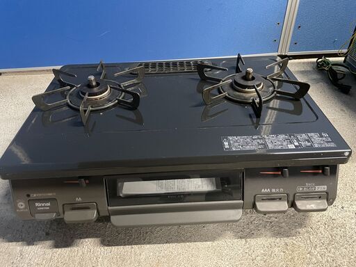 値下げ【美品】リンナイ ガスコンロ KSR670BKR 2020年製 都市ガス用 グリル未使用 人気 早い者勝ち! 引取歓迎 配送OK