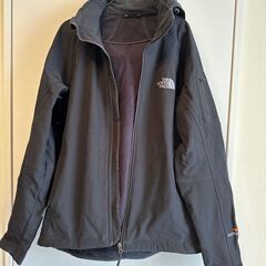 NORTH FACE SOFT SHELL XL 黒色