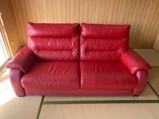 赤いソファー/カウチ