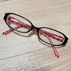 メガネ　Zoff 黒赤