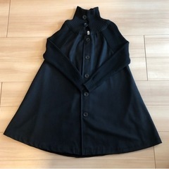 レディース ポンチョ マントコート アウター Aラインコート体型カバー 着痩せの画像