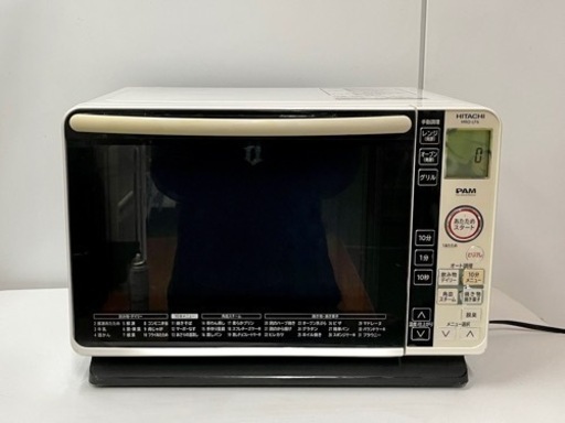 激安‼️ スチーム機能 13年製 22L HITACHIオーブンレンジMRO-LF6N636
