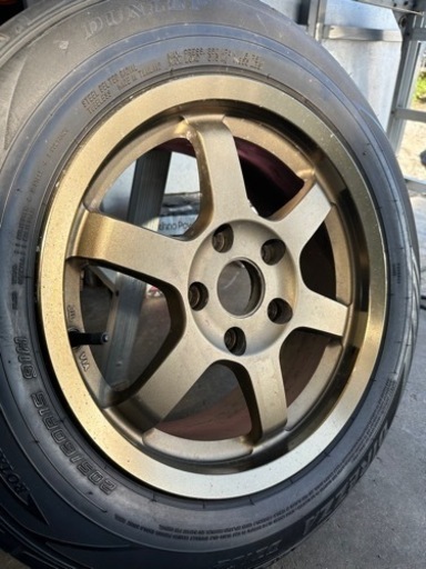 ?RAYS VOLK TE37 15インチ 軽量 4本セットタイヤ付き?