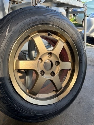 ?RAYS VOLK TE37 15インチ 軽量 4本セットタイヤ付き?