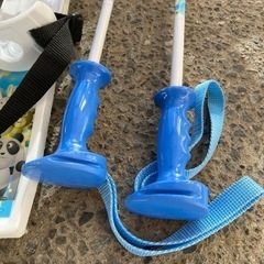 ◾️お値下げ＊中古＊キッズ　プラスチックスキー板の画像