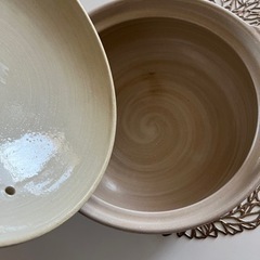 お花柄土鍋＊4〜5人用の画像