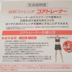 ★ジモティ割あり★ アイリスオーヤマ　体幹ストレッチ コアトレーナー　オレンジ　クリーニング済　YJ1373  の画像