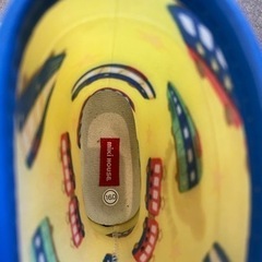 ミキハウス　16cm  長靴　レインブーツ　電車柄の画像