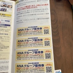 ANA 飛行機　チケット　の画像
