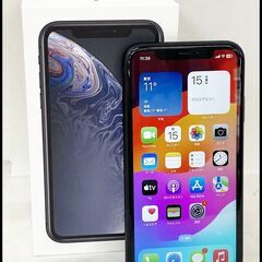 中古 SIMロック解除済 iPhone XR 128GB ブラッ...