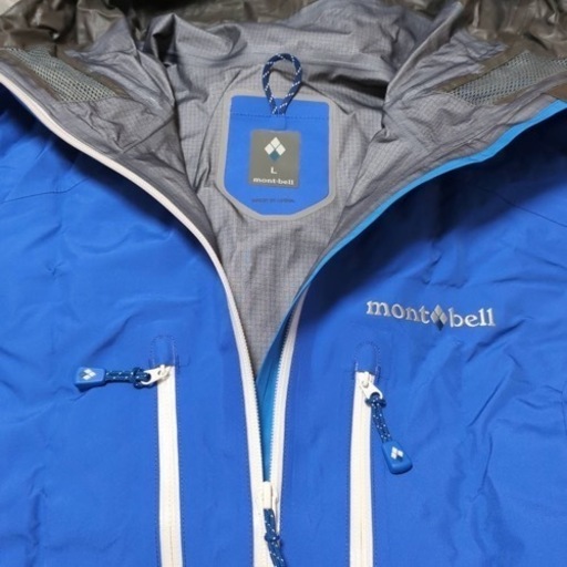 モンベル　ストリームパーカ Men's　L 1102482　ライトブルー モンベル ストリームパーカ Men's L 1102482 ライトブルー