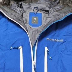 モンベル mont-bell ストリームパーカ Men's  STYLE#1102482 ライトブルー Lサイズの画像