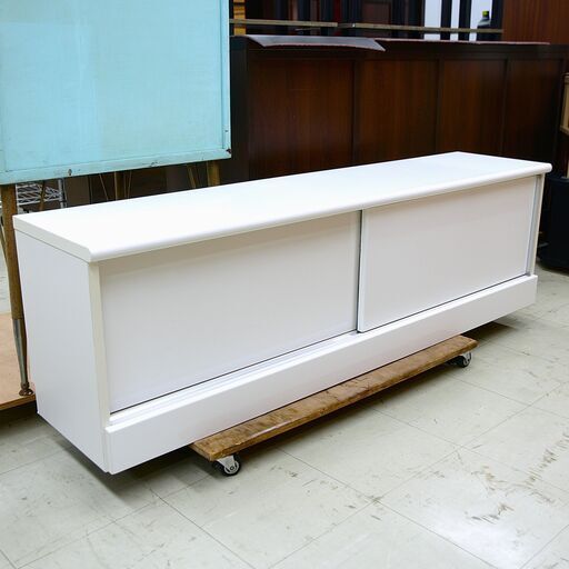 テレビボード　ホワイト　リユース品