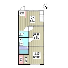 （（２ＤＫ））💖古河市💖古河駅徒歩１８分💖敷金礼金０円💖フリーレ...