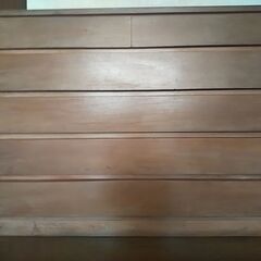 ローチェスト 5段　引き出し6つ