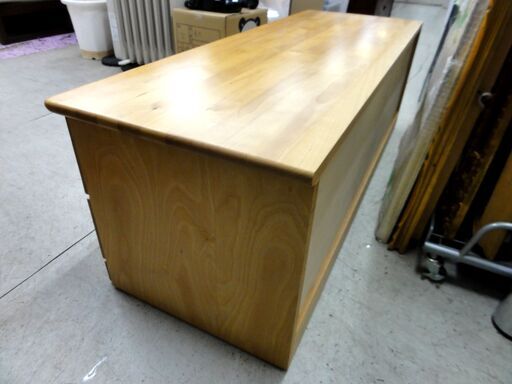 2段 ローチェスト パイン材 幅120×奥44×高40cm 家具 衣類 収納 タンス 箪笥 札幌市 中央区 南12条