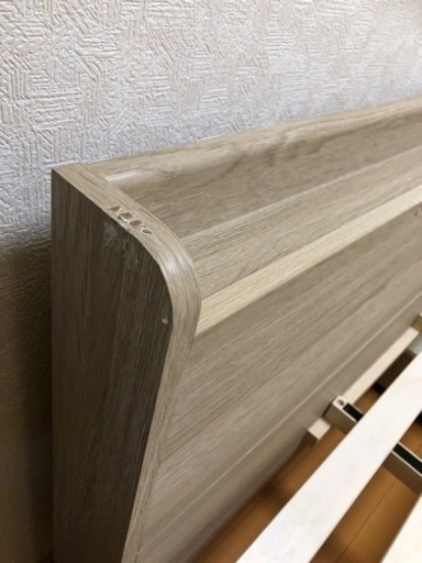 収納付きベット  セミダブル  マットレス付