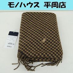 開封保管品 RALPH LAUREN ハウンズツース ひざ掛け ...