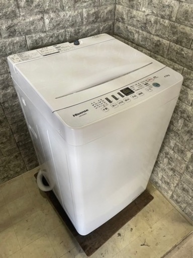 全国送料無料★3か月保障付き★洗濯機★2020年★ハイセンス★HW-E4503★S-341
