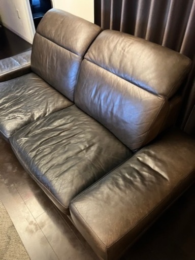 【定価120万】大塚家具の高級ソファ 2人掛け