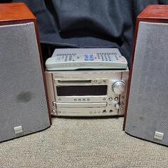 【中古】CDとMDデッキ