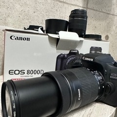 Canon EOS 8000D(W) Wズームキット