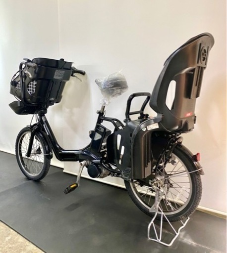 1都4県全域送料無料　業界最長12ヶ月保証　電動アシスト自転車　パナソニック　ギュットミニK　20インチ 子供乗せ　8.9ah 黒