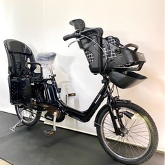 1都4県全域送料無料　業界最長12ヶ月保証　電動アシスト自転車　パナソニック　ギュットミニK　20インチ 子供乗せ　8.9ah 黒