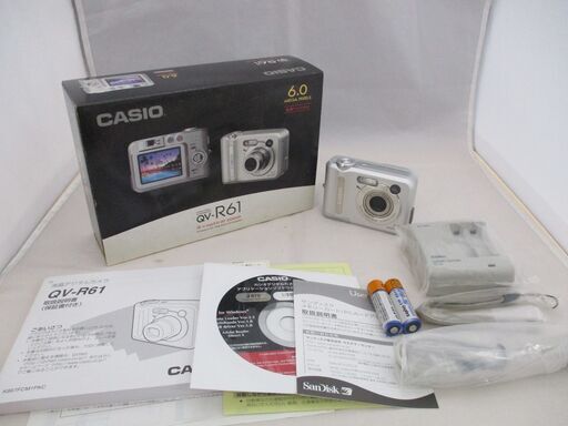 [685]CASIO QV-R61　デジタルカメラ　付属品付き