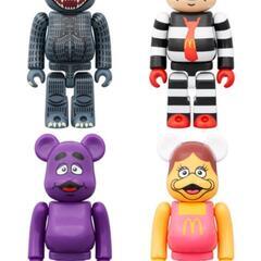 新品未開封ゴジラVSマクドナルド BE@RBRICK 
4体セット