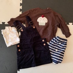 【無料】ベビー　90  女の子洋服まとめて
