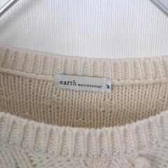 earth music&ecology ニット Msizeの画像